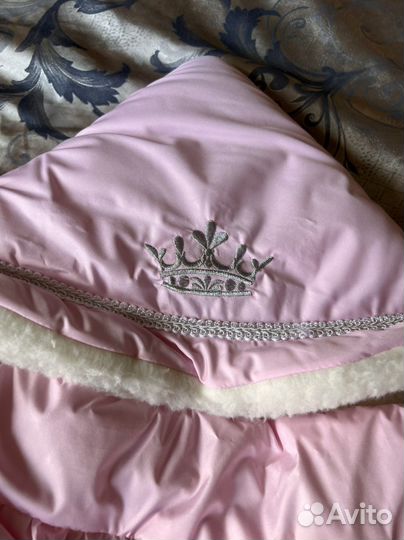 Конверт на выписку зимний для девочки