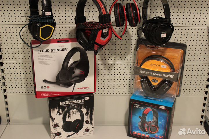 Наушники Игровые, Беспроводные, Бюджетные.Новые/Бу