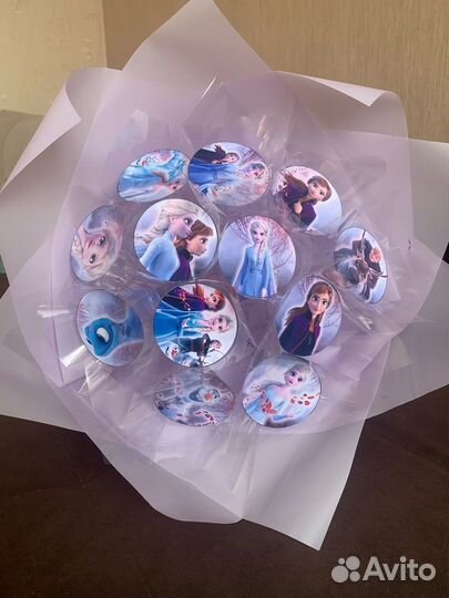 Букет для девочки с подсветкой