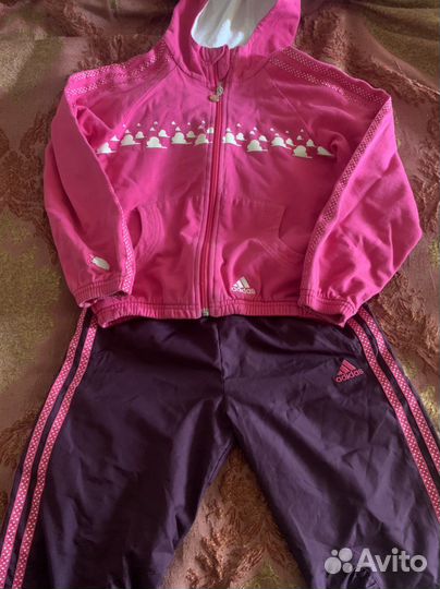 Спортивный костюм adidas для девочек 8 лет