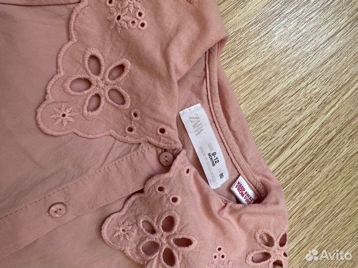 Блузка zara для девочки 80