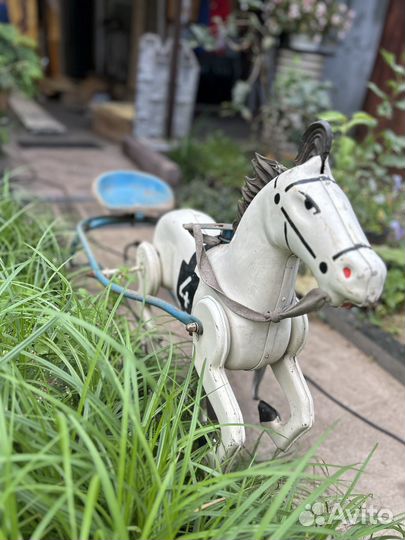 Педальный конь СССР вело лошадка каталка