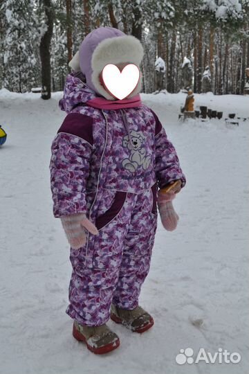 Комбинезон зимний для девочки