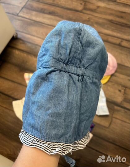 Панамки и кепки для девочки 12-18 мес