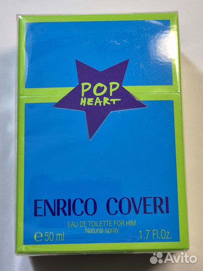 Мужской Enrico Coveri Pop Heart For Him 50 ml