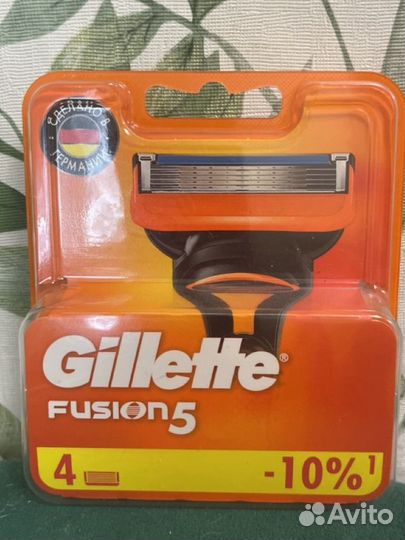 Сменные кассеты gillette mach3 и fusion5