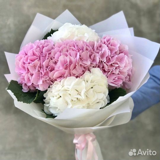 Пышные Гортензии в Букетах