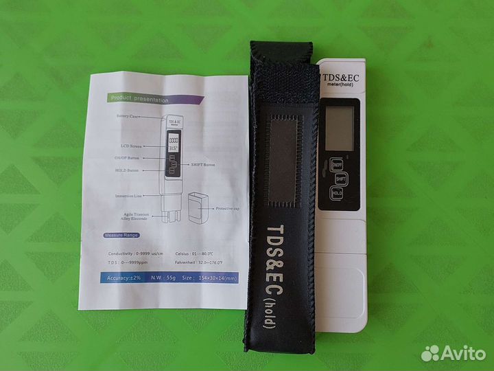TDS Метр (солемер ) электронный Тестер для вода