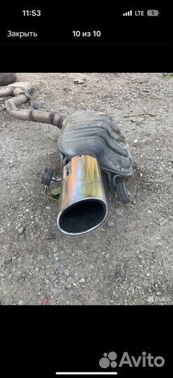 Насадка на глушитель mercedes