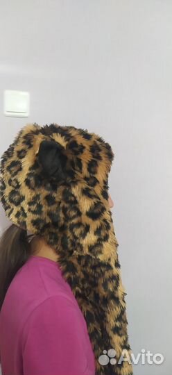 Шапка (леопард с ушками)