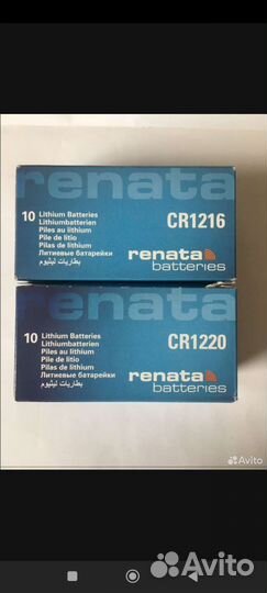 Батарейки Renata, Maxell, Camelion