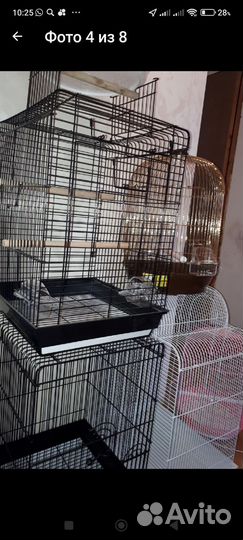 Новые клетки для попугаев