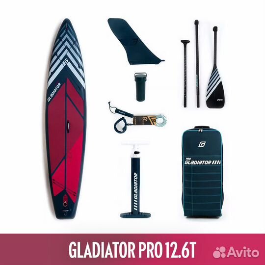 Сап Доска Gladiator Pro 12'6T сапборд SUP