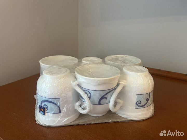 Чашки для чая 6 шт. Новый набор