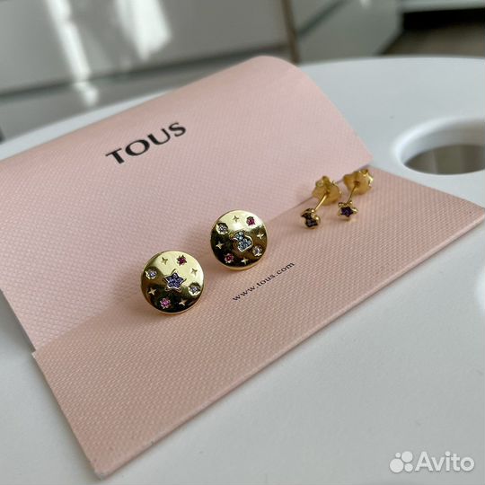 Серьги Tous Magic nature новые