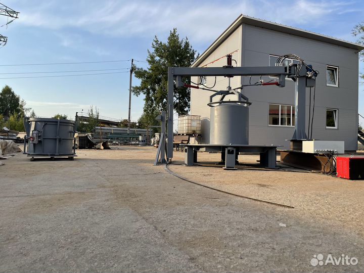 Вибропресс для изготовления колодезных колец