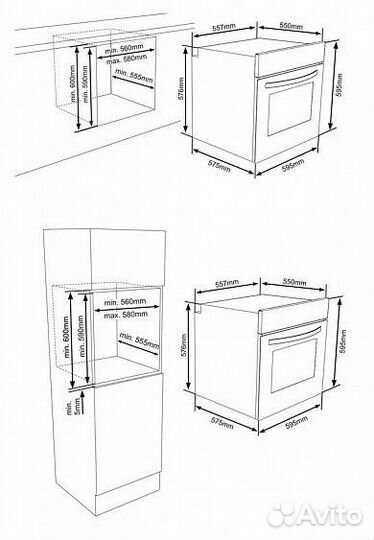 Духовой шкаф vestfrost vftf 78OHG