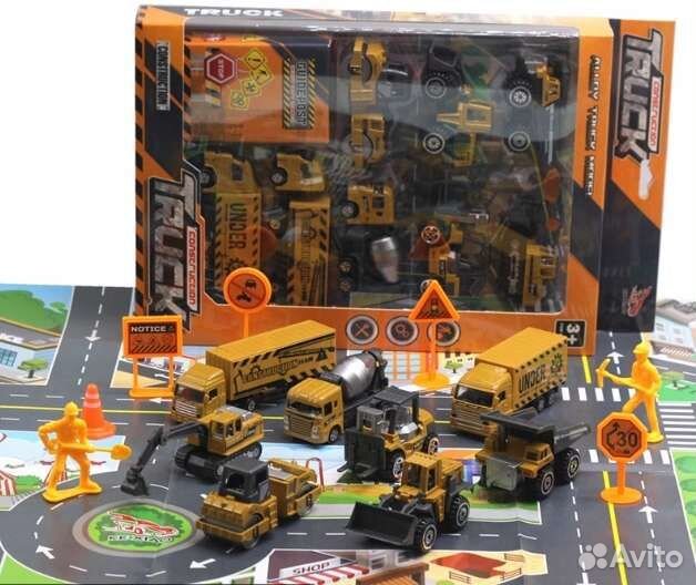 Машинки строительной техники набор