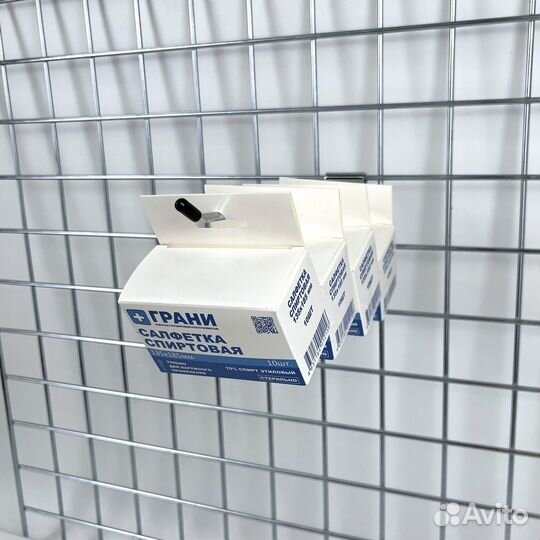 Крючок на сетку L200мм, d.6мм, хром