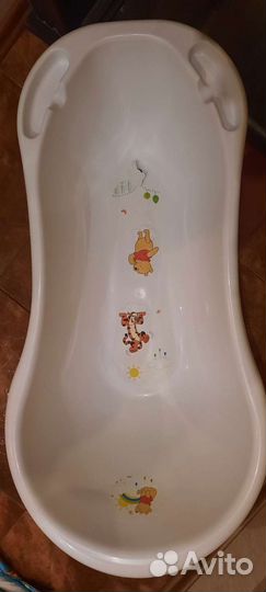 Ванночка для купания, сиденье, коврик