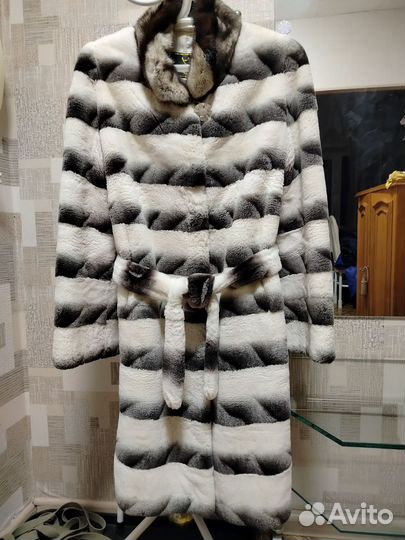 Шуба из бобрика 46