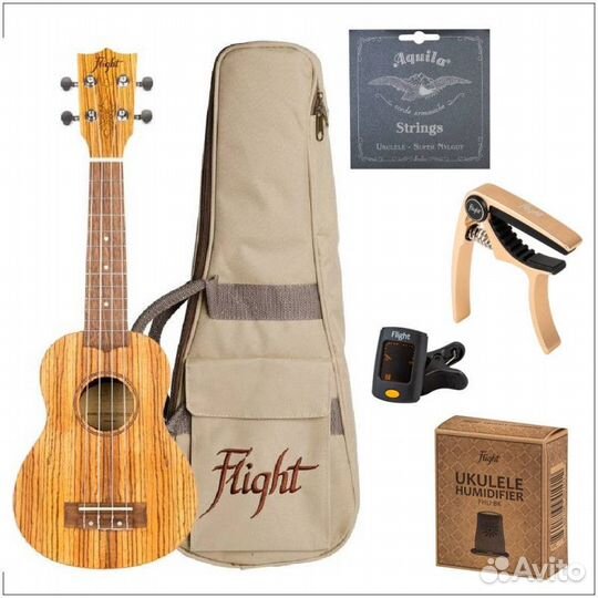 Flight DUS322 ZEB dpack 1 - Укулеле (набор) сопран