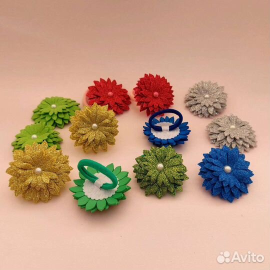 Резинки для волос ручной работы