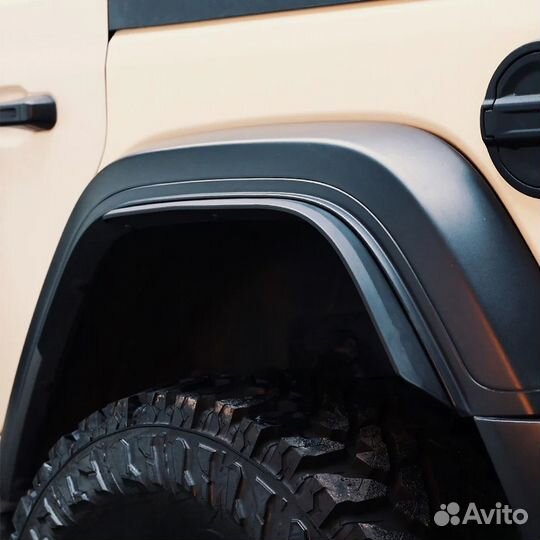 Расширители крыльев пластик Jeep Wrangler JL