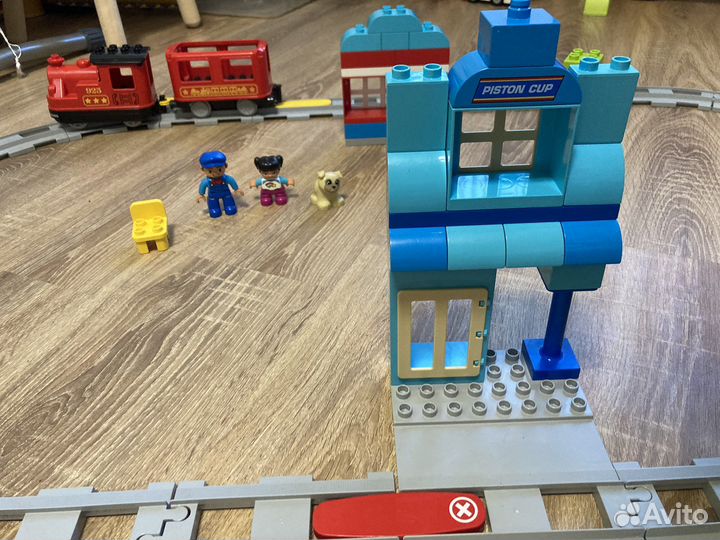 Lego duplo поезд на паровой тяге