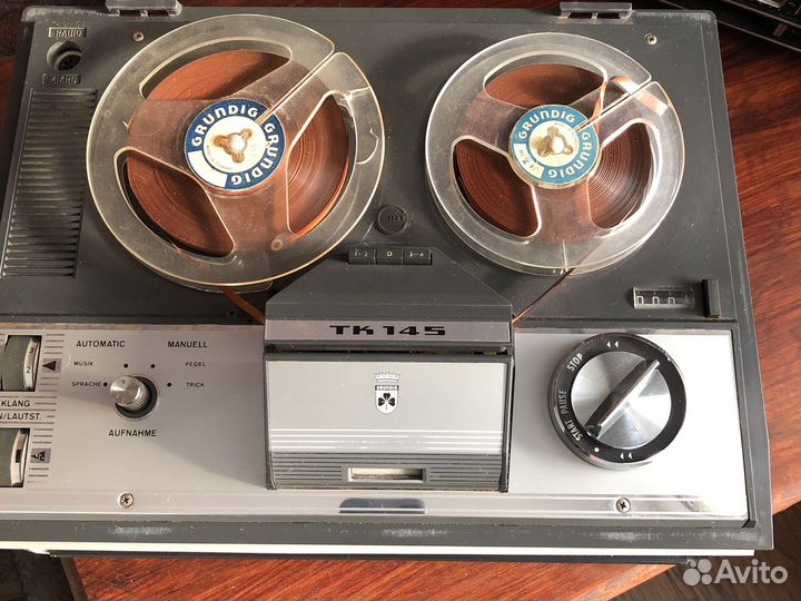 Катушечный магнитофон grundig tk 145