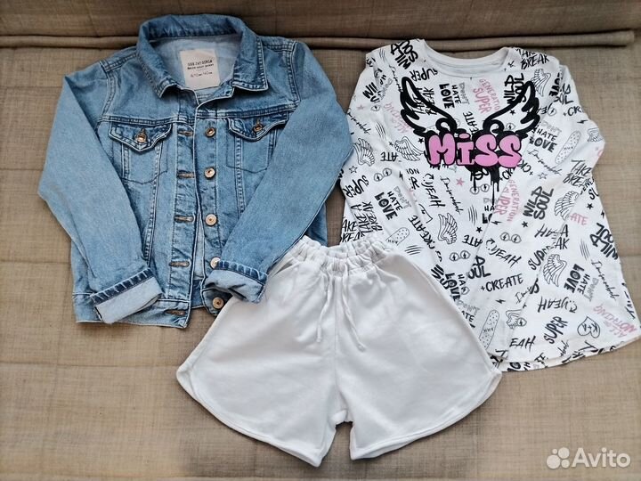 Пакет летней одежды для девочки 1134-140