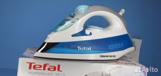Новый утюг Tefal 2400вт Supergliss Металлокерамика