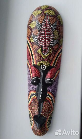 Маска деревянная декоративная