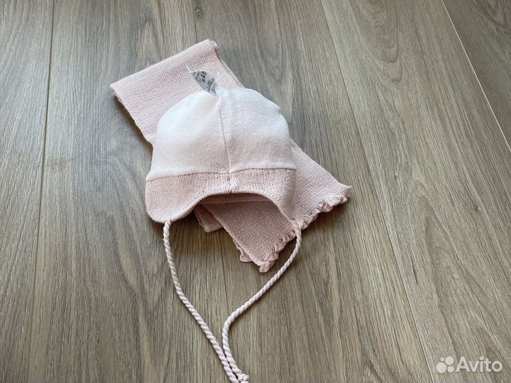 Комплект шапка и шарф для девочки