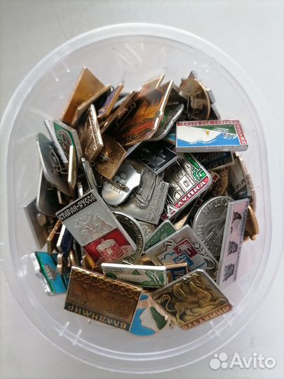 Значки СССР коллекция