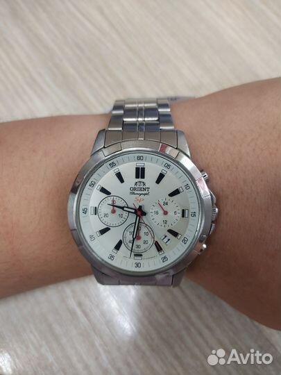 Часы Orient Chronograph spkv00-C0-A