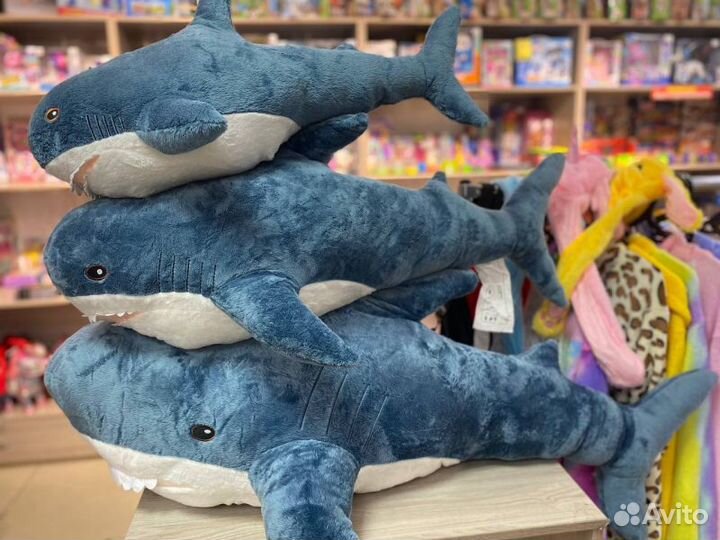 Мягкая игрушка Акула 120см из икеи