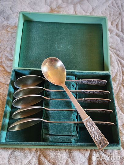 Чайные ложки серебро Таллин