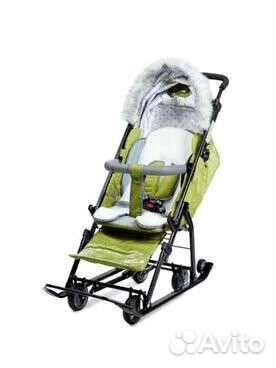 Детские санки коляска ника