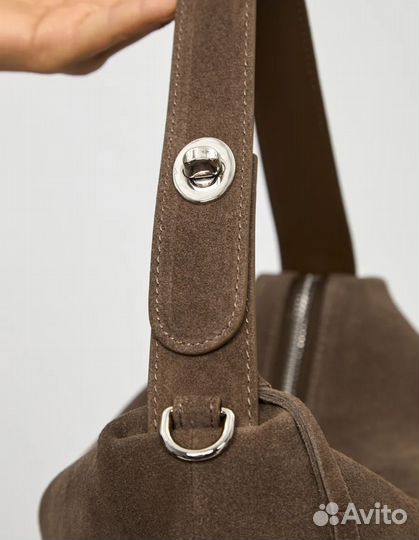 Сумка из натуральной замши