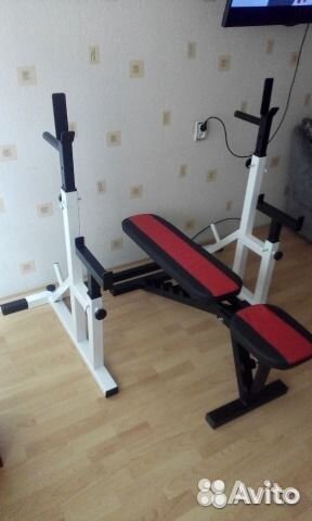 Штанга 74 кг Стойки со страховкой Скамья