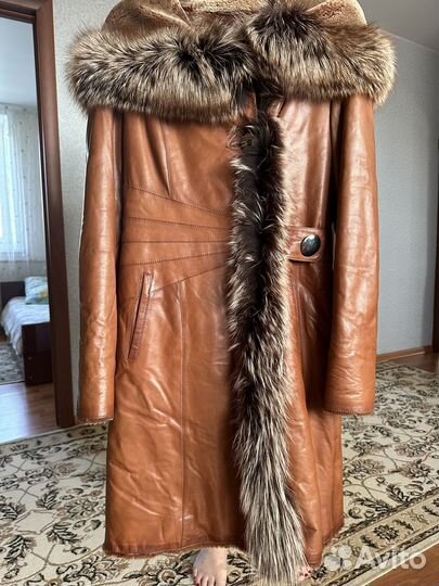 Дубленка натуральная женская 46 48