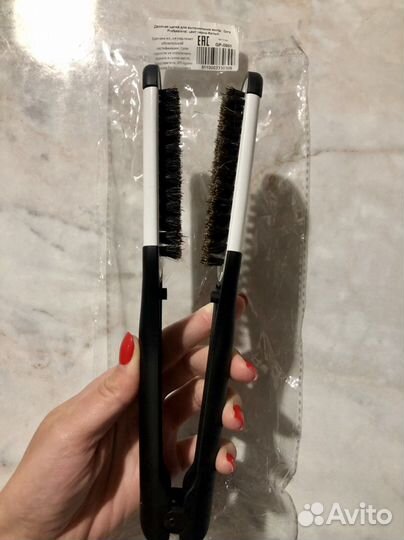 Двойная расческа для выпрямления волос