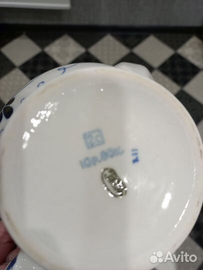 Гжель СССР посуда