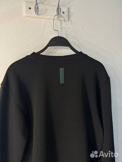 Свитшот Lacoste черный мужской люкс