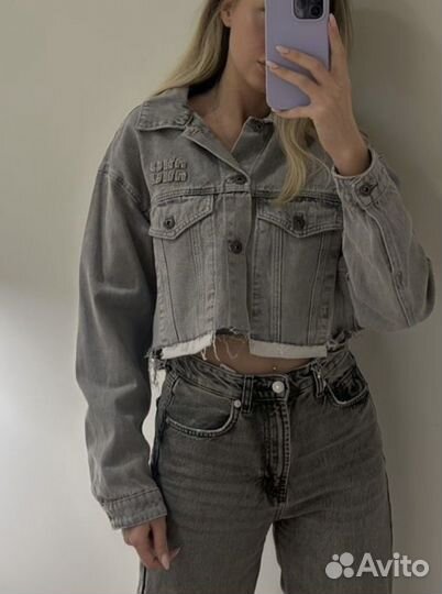 Джинсовка miu miu