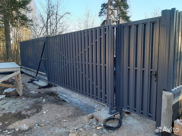 Раздвижные ворота