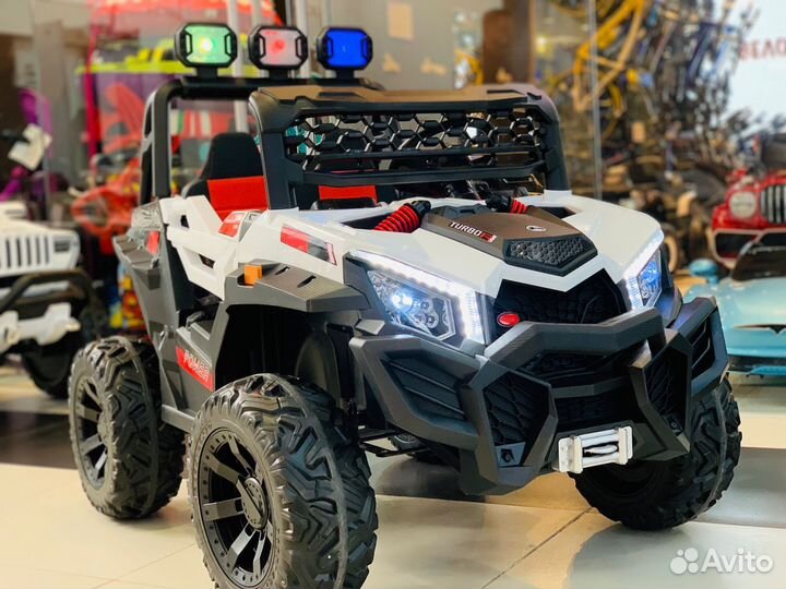 Детский электромобиль машинка HSD -800 белая