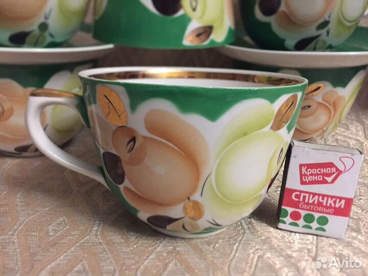 Чайная пара Бокалы Гиганты Дулево