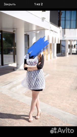 Фартук Школьное платье на последний звонок